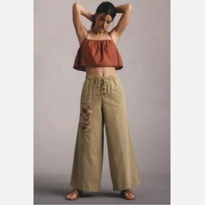 Brand New Women's Pilcro Embroidered Pull-On Pants